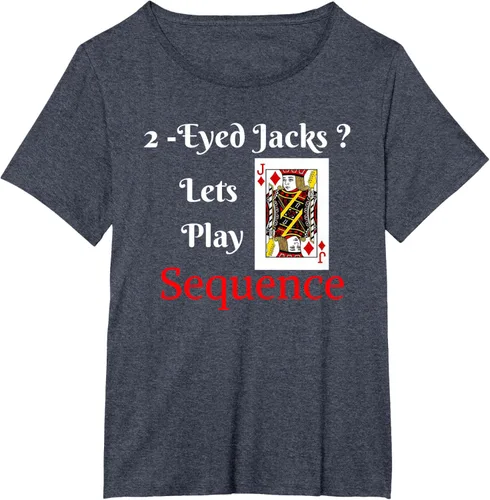 Vista 80 de Camiseta divertida con texto en inglés "I Have 2-Eyed Jacks Lets Play A Card Board Game