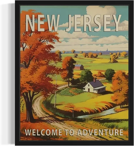 Vista 33 de Póster artístico de paisaje del estado de Alabama, decoración artística de paisaje retro de estados, pintura de montaña y paisaje de aventura