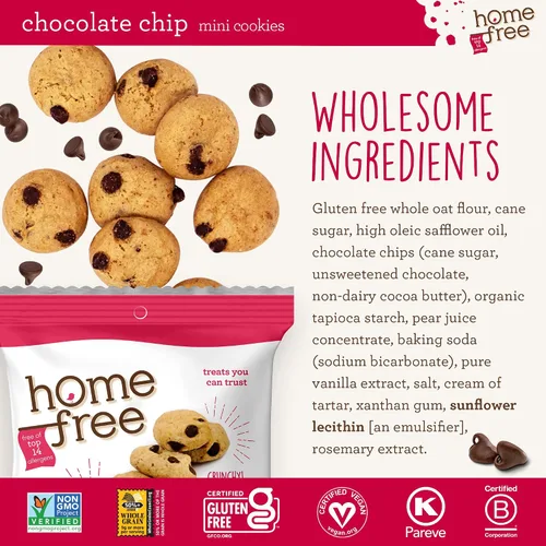 Vista 7 de HomeFree “Treats You Can Trust” Minigalletas libres de gluten