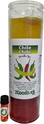 Vista 2 de Chile - Kit de velas vestidas para protección contra chismes, envidia y malhechores - Chile