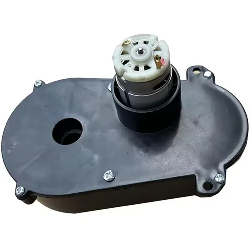 Vista 4 de Caja de cambios de dirección de coche eléctrico de 12V 380 niños con motor de dirección de 12 voltios, niños paseo en piezas de repuesto de coche