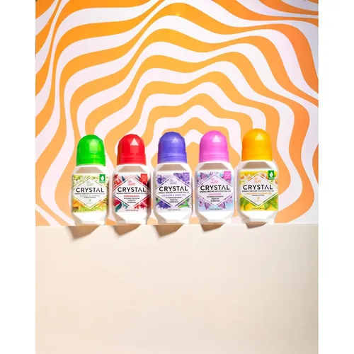 Vista 7 de Crystal Mineral Desodorante Roll-On, lavanda y té blanco, morado, 2.25 onzas líquidas