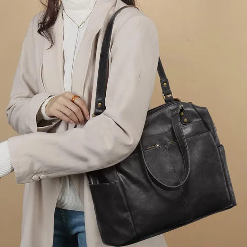 Vista 4 de LOVEVOOK Monederos grandes para mujer, regalo para el día de la madre, bolso de diseñador para mujer, bolso hobo para mujer, bolso espacioso