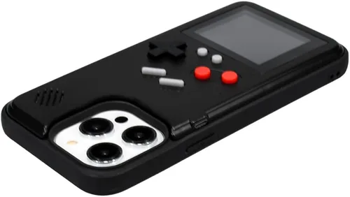 Vista 5 de Funda Gameboy para iPhone 14 Pro Max, funda de consola de juegos jugable integrada de 36 juegos, funda de teléfono retro para videojuegos, funda