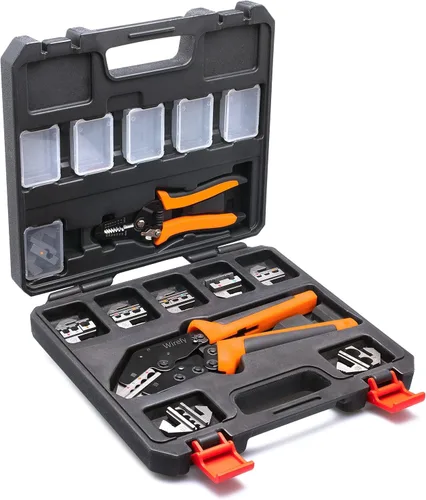 Vista 18 de Wirefy Matriz de Crimpado de Conector de Empalme Termorretráctil 22-8 AWG Matriz de Repuesto para Herramienta de Crimpado de Trinquete Wirefy