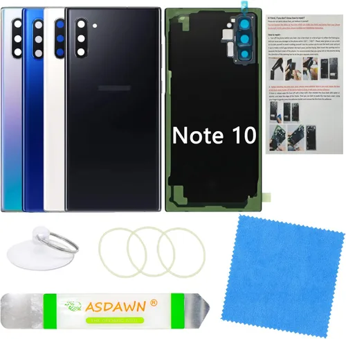 Vista 63 de Para Galaxy Note 8 SM-N950 All Carriers Reemplazo de cristal del panel Cinta preinstalada + lente de cámara preinstalada + kit de herramientas