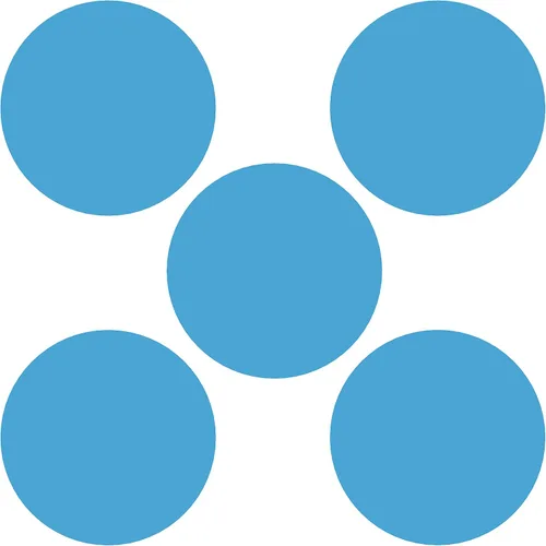 Vista 98 de LiteMark Calcomanías extra pequeñas, puntos de vinilo extraíbles, calcomanías circulares con acabado mate, calcomanías redondas para pared de aula