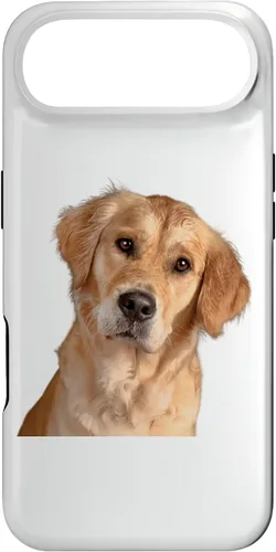 Vista 27 de American Golden Retriever Dog Sweet and Quizzical Case for iPhone 17