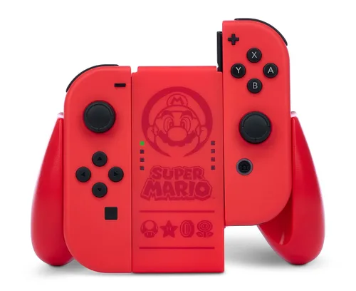 Vista 5 de PowerA Joy-Con Comfort Grip for Nintendo Switch - Super Mario Red