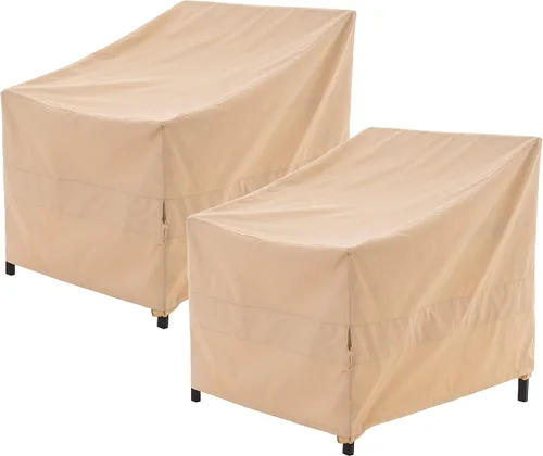 Vista 10 de WJ-X3 Funda Apilable para Silla de Patio, Resistente, Resistente al Viento e Impermeable, Fundas para Sillas de Patio al Aire Libre, 28A x 36P x