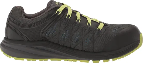 Vista 6 de KEEN Utility Zapatillas de trabajo industriales Vista Energy de baja altura con punta compuesta para hombre, ImánGreen Glow, 10.5 Wide