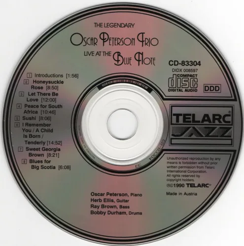 Vista 3 de The Legendary Oscar Peterson Trio Live at The Blue Note