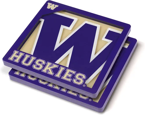 Vista 34 de YouTheFan NCAA Serie Logo 3D NCAA Posavasos