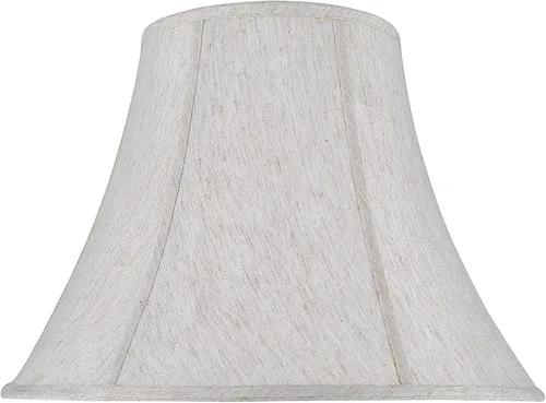 Vista 2 de Aspen Creative 30026A Pantalla de Lámpara de Construcción Spider con Forma de Campana Transicional en Flaxen, 9" Superior x 18" Inferior x 13