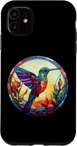 Vista 5 de Funda para iPhone 14 con diseño de colibrí lindo para amantes del pájaro del colibrí