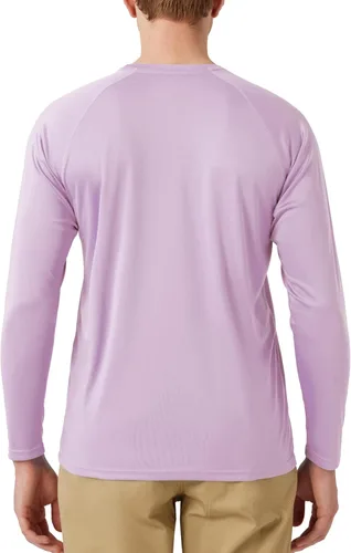 Vista 4 de Men's Activewear Basic Outdoor Series Sun Protection Long Sleeve Quick Dry Shirt