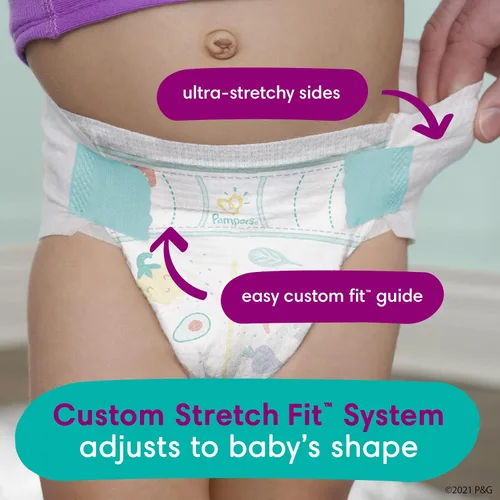 Vista 2 de Pampers Baby Dry - Pañales desechables para bebé