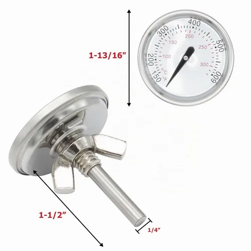 Vista 2 de 60540/7581 Termómetro de parrilla para Weber Spirit 2, serie Q y parrillas de carbón, repuesto para parrillas de gas Weber Spirit E/S 210, 220, 310