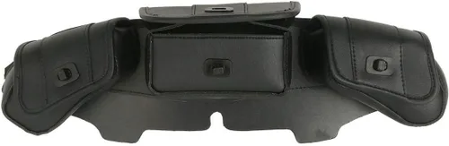 Vista 2 de TCT-MT Sillín de Parabrisas 3 Bolsillos Tres Bolsillos Bolsa de Carenado Compatible con Harley Touring FLHT, FLHTC, FLHX, FLHTK, FLHTCU Electra Para