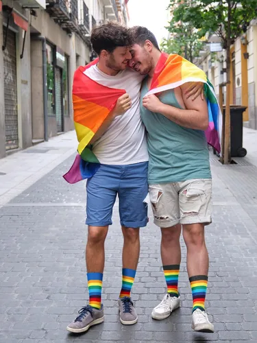 Vista 5 de Bencailor 6 pares de calcetines deportivos de algodón a rayas, diseño de arco iris, calcetines tobilleros de algodón, casuales, multicolor, unisex