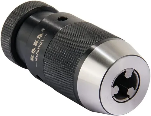 Vista 9 de KAKA INDUSTRIAL Portabrocas sin llave resistente, Jacobs Taper Stock (HPJ0213 (1/32"-1/2"-JT6))