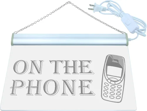 Vista 2 de ADVPRO Señal de luz de neón m100-b en el teléfono