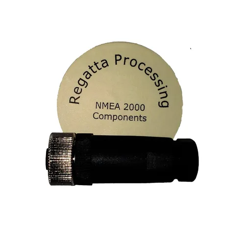 Vista 7 de NMEA 2000 (N2k) Conector hembra instalable en campo para redes Garmin Lowrance Simrad B&G y Navico