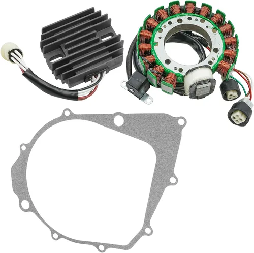 Vista 7 de Caltric Rectificador de estator y regulador con junta compatible con Yamaha Big Bear 350 Yfm350 4X4 1990-1994