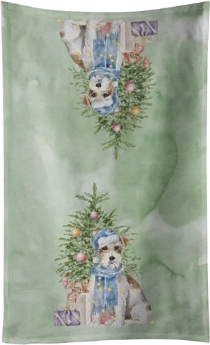 Vista 34 de Caroline's Treasures Toalla de cocina Christmas English Bulldog #2, 15 X 28, multicolor
