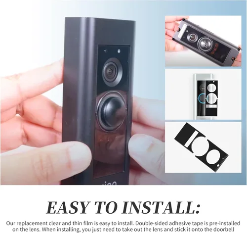 Vista 6 de Protector de pantalla de repuesto compatible con Ring Doorbell Pro versión anterior (1 unidad)