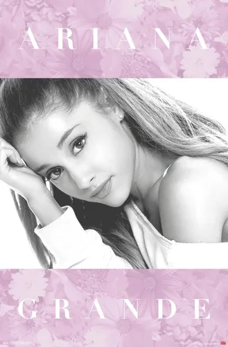Vista 18 de Trends International Ariana Grande - Póster de pared floral, 14.725 x 22.375 pulgadas, versión enmarcada de madera de granero