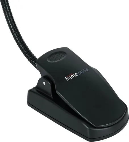 Vista 7 de Gator Frameworks Lámpara de soporte de música con cuello de ganso ajustable, LED rojo (GFWMUSLEDR)