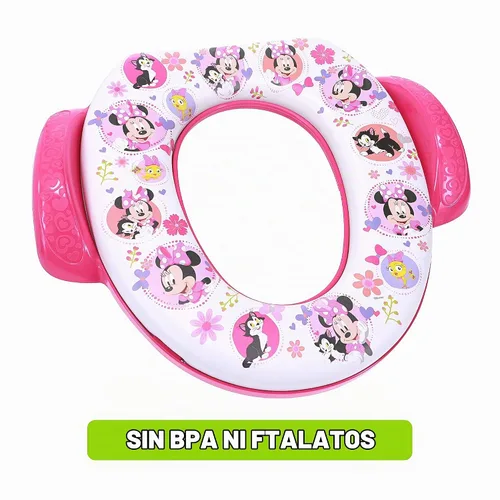 Vista 3 de Ginsey Disney Minnie Mouse "Believe in Me" - Asiento suave para orinal