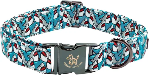 Vista 38 de Elegant little tail Collar para perro de Pascua, collar de perro con estampado de huevos de conejo, collar para mascotas, collar rosa para perros