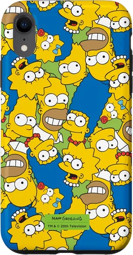 Vista 25 de The Simpsons Homer Marge Bart Lisa Maggie Print - Carcasa para iPhone 17