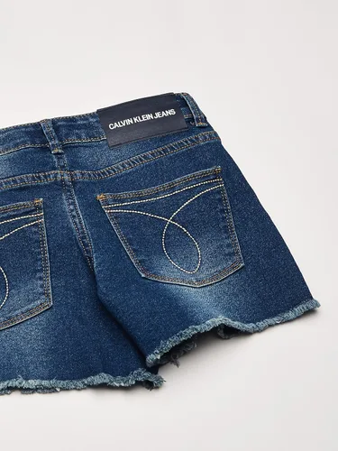 Vista 5 de Calvin Klein Chicas Roll-up Denim Short