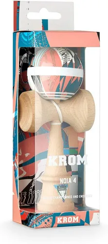 Vista 7 de Kendama Toy NOIA 4 - Original - Madera de alta calidad - Extra fuerte - para principiantes y profesionales - Paquete de regalo: cuerda extra +
