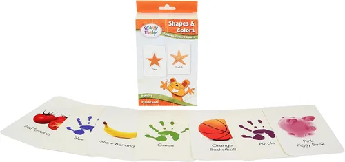 Vista 8 de Brainy Baby Juego de 2 tarjetas de animal, formas y colores, edición de lujo, 2
