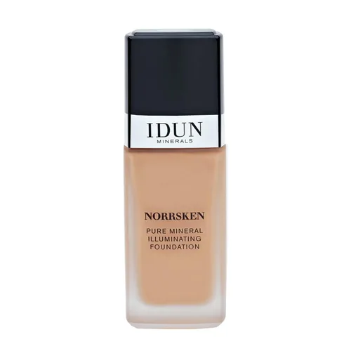 Vista 22 de IDUN Minerals Base líquida Norrsken – Cobertura suave y sedosa – Acabado luminoso y húmedo para piel seca y opaca – Maquillaje vegano y resistente