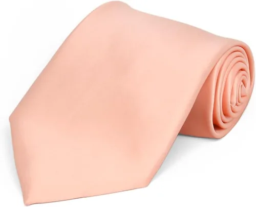 Vista 17 de tiemart Corbata de color sólido prémium Negro
