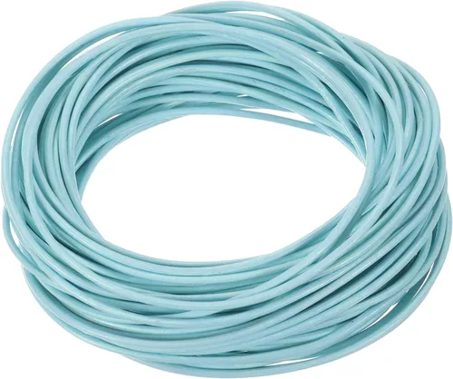 Vista 18 de uxcell 11 yardas 0.059 in redondo cordón de cuero cordón cuerda para manualidades DIY negro