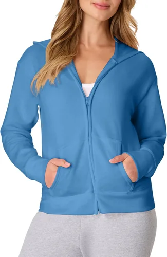 Vista 34 de Hanes EcoSmart - Sudadera de forro polar para mujer, suave y de peso medio, sudadera con capucha con cremallera completa, sudadera o cremallera