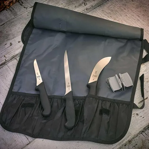 Vista 4 de Mercer Culinary Kit de vestidor de campo pequeño de 5 piezas, rollo de camuflaje