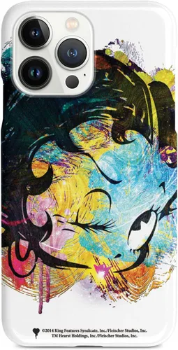Vista 9 de Inspired Cases - Funda para iPhone 13 Mini con textura 3D - Funda protectora de goma para iPhone 13 Mini de Apple - Betty Boop Art