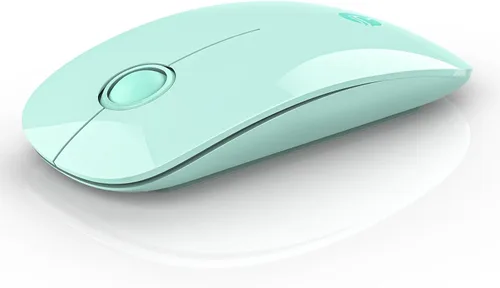 Vista 17 de RAPIQUE Ratón Inalámbrico Bluetooth - (BT5.1+USB) Ratón de Computadora de Modo Dual Delgado con Clic Silencioso, Baja Potencia y 1600 DPI, Ratón