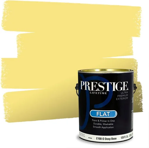 Vista 217 de PRESTIGE Pinturas de pintura exterior e imprimación en uno, 1 galón, plano, combinación comparable de Benjamin Moore* Pila de heno