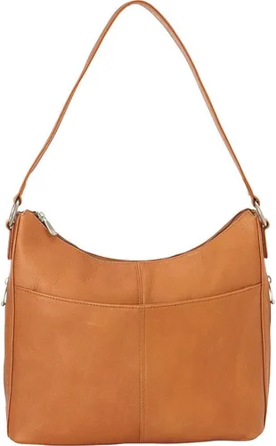 Vista 2 de Le Donne Bolso de hombro Bella Hobo de cuero, 12.5" x 10" x 2.5" - Hardware antiguo