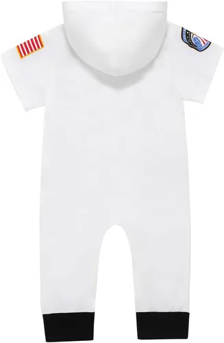 Vista 2 de Daddy's New Fishing Buddy Newborn Baby Boys Girls Halloween Hoodie Bodysuits Infant Astronaut Costume Cosplay Jumpsuit Outfit