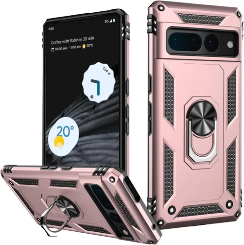 Vista 96 de LUMARKE para Google Pixel 3A XL - Funda con protector de pantalla, funda protectora grado militar probada contra caídas de 16 pies con soporte