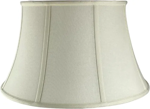 Vista 22 de Royal Designs pantalla de lámpara de pared Billiotte con diseño de campana de tambor - Beige - 8 x 12.5 x 7.6 pulgadas